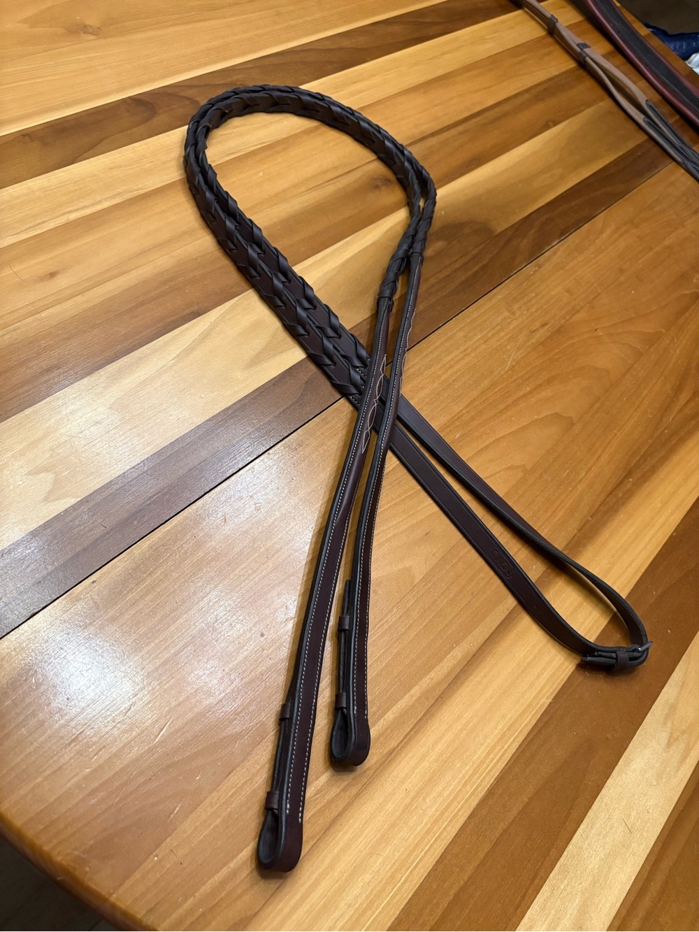CWD raised and fancy stitched laced reins